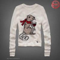 dames abercrombie fitch truien animal cartoon wit Overhemd Goedkoop xn7zo232